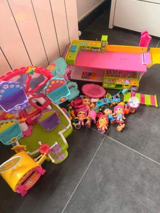 Lote Pin y Pon, Feria , sirenita casa y guarderia