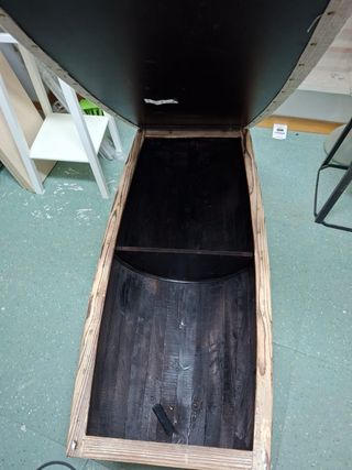 Banco scarpiera rivestito beige