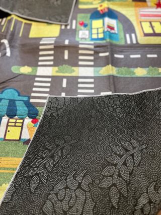 Alfombra infantil ciudad multicolor