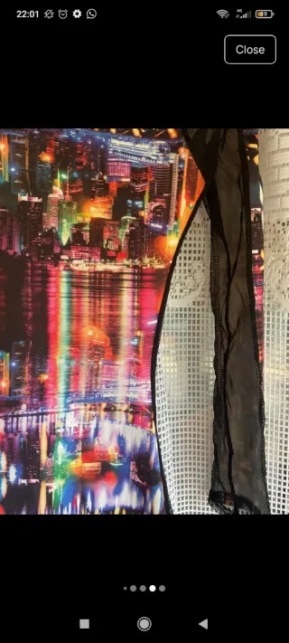 Vestido ajustado estampado malla