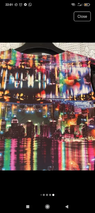 Vestido ajustado estampado malla