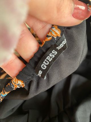 Guess Abito Floreale Off-Shoulder