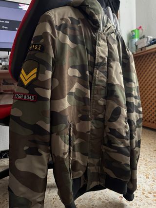 Cazadora militar forro polar nuevo