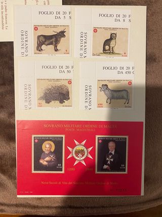 SMOM francobolli 1999