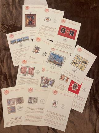 SMOM francobolli 1999