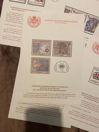 SMOM francobolli 1999