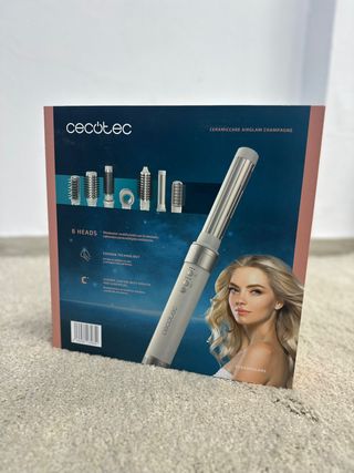 Moldeador Cecotec CeramicCare Airglam Champagne