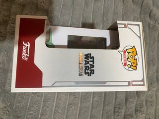 Funko Pop! Mandalorian Grogu con Cookie y Camiseta