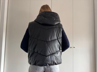 Chaleco acolchado ZARA negro