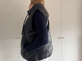 Chaleco acolchado ZARA negro