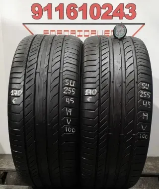 255 45 19 V CONTINENTAL RUEDA AL 90% VIDA UTIL