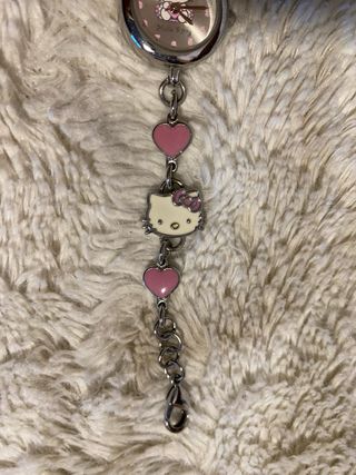 Orologio Hello Kitty con cuori rosa