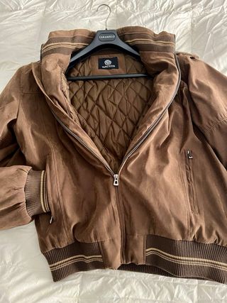 Chaqueta Vanzeer acolchada marrón