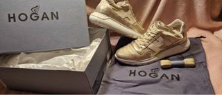 Hogan Sneakers Beige/Oro
