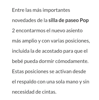 Silla de paseo Silver Cross