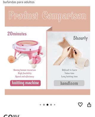 Máquina de tejer SENTRO 48 agujas