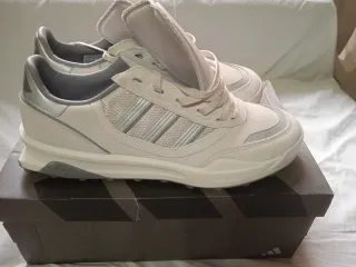 Zapatillas Adidas Adiprene Talla 43 Beige/Plata