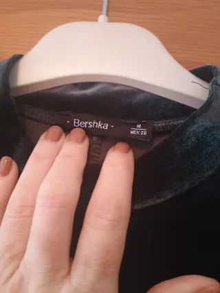 Vestido verde de terciopelo