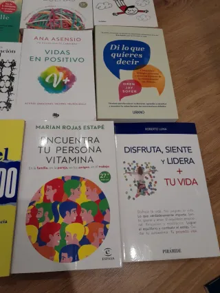 LIBROS AUTO AYUDA.pack de 9 libros conocidos.