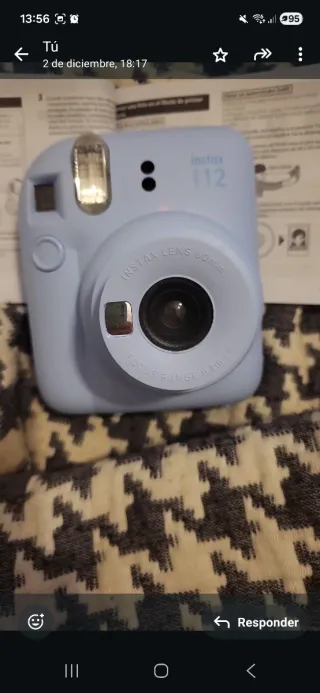 Cámara Instax 112 Azul
