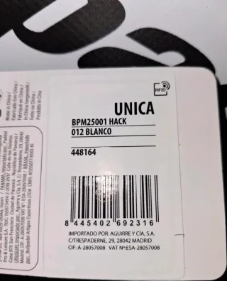 Mochila Bullpadel Hack Padel Negra y Blanca