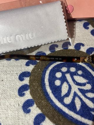 Gafas Miu Miu Tortoise Marrón