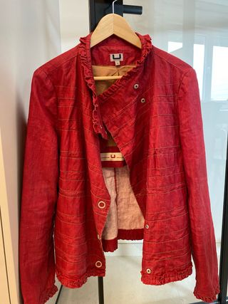 Chaqueta Adolfo Dominguez Lino Rojo