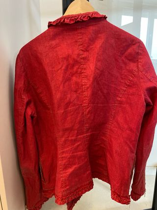 Chaqueta Adolfo Dominguez Lino Rojo