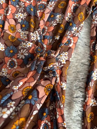 Vestido estampado floral brownie