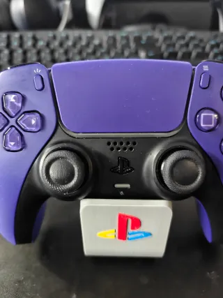 Mando Dualsense PS5 Morado + Joysticks Magnéticos