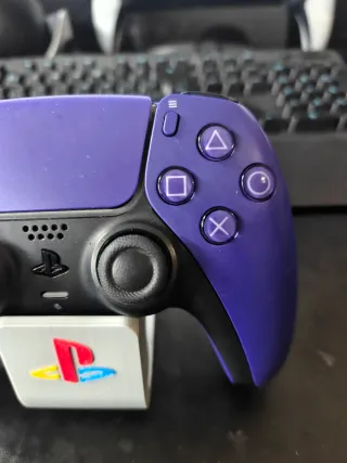 Mando Dualsense PS5 Morado + Joysticks Magnéticos