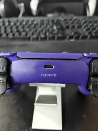 Mando Dualsense PS5 Morado + Joysticks Magnéticos