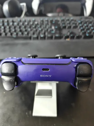 Mando Dualsense PS5 Morado + Joysticks Magnéticos