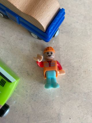 Set giocattoli: trattore, rimorchio, mietitrebbia