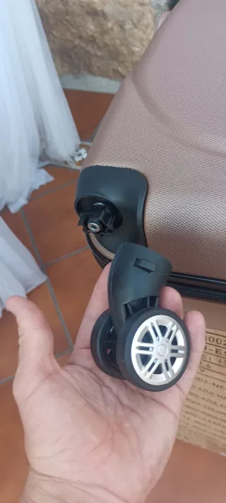 Maleta Cabina Rosa Bronce 52x33x19 Nueva