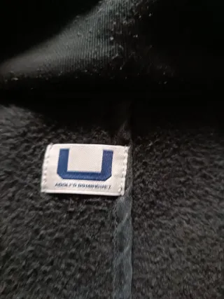 Sudadera Adolfo Domínguez Negra Cremallera