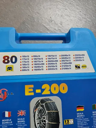 Cadenas para nieve E-200