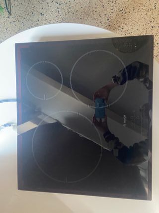 Placa Inducción Bosch 3 Zonas Negra