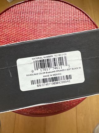 Parlante Bose Soundlink Color II Gris