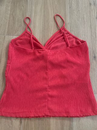 Camiseta tirantes Mango  Rosa