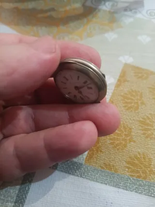 Reloj de bolsillo plata