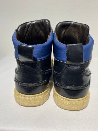 Botines de piel Dsquared2 de color azul marino