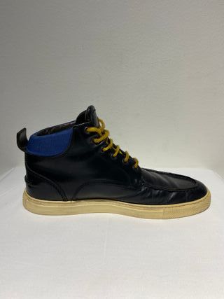 Botines de piel Dsquared2 de color azul marino