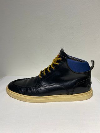 Botines de piel Dsquared2 de color azul marino