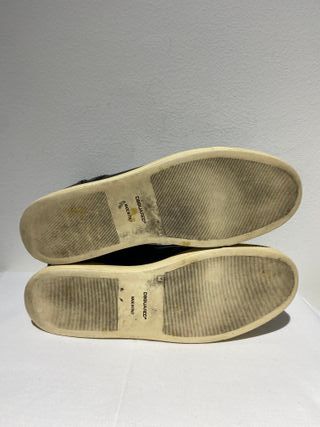 Botines de piel Dsquared2 de color azul marino