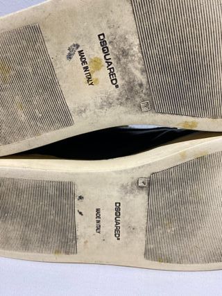 Botines de piel Dsquared2 de color azul marino