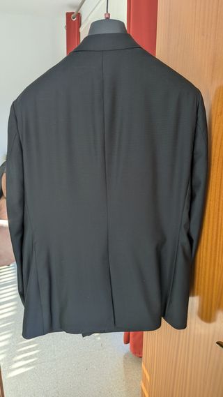 Traje de hombre negro talla 58