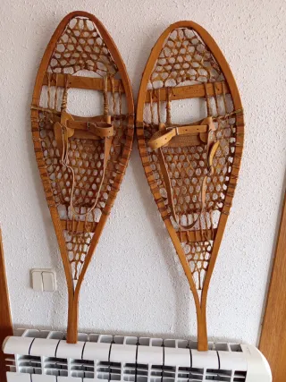 Raquetas de nieve de madera