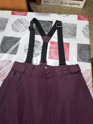 Pantaloncini da sci/snowboard viola