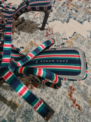 Sandalias Zara Tacon Talla 40